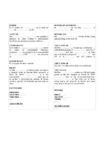Power of Attorney